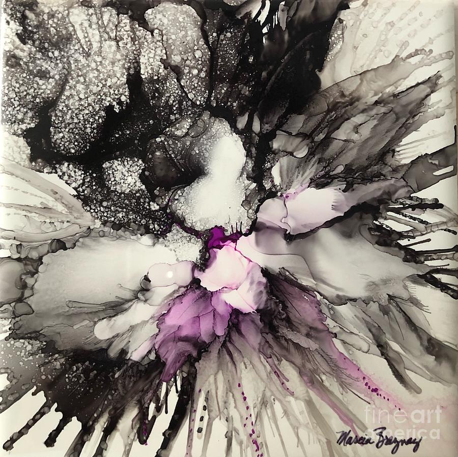 Black Orchid  Painting by Marcia Breznay