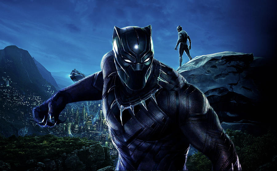 Black Panther King Of Wakanda Digital Art By SportsHype Art