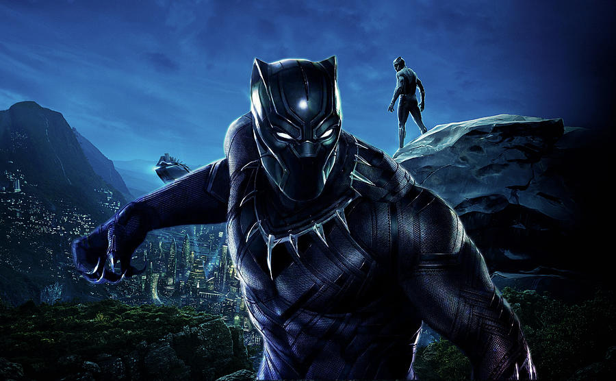 Black Panther King of Wakanda Digital Art by SportsPop Art - Fine Art ...