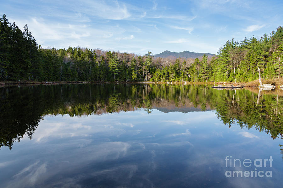 Nature Photograph - Black Pond - Lincoln, New Hampshire by Erin Paul Donovan