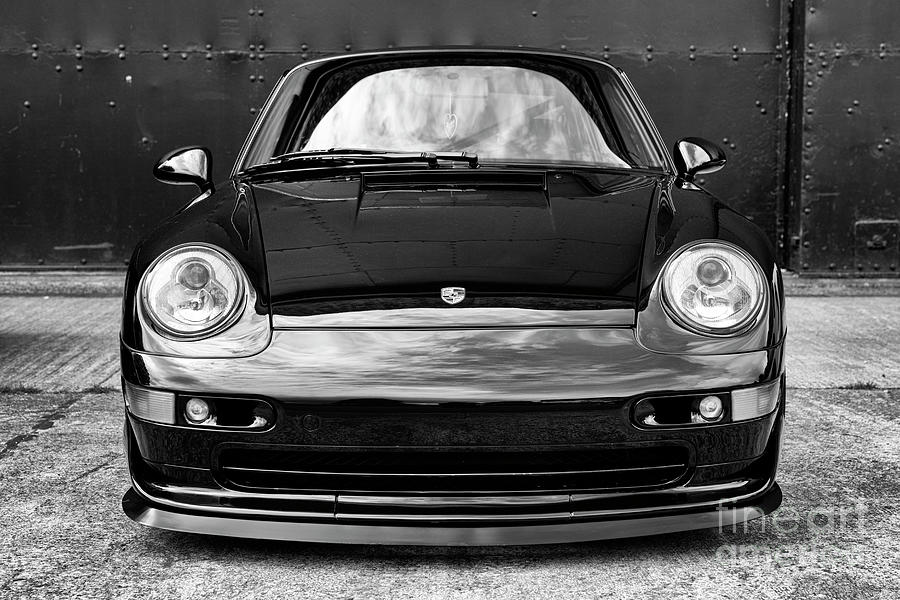 Black Porsche Photograph by Tim Gainey