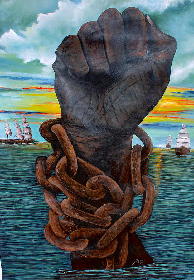 Black Power Painting by Daniel Nshira Akortia