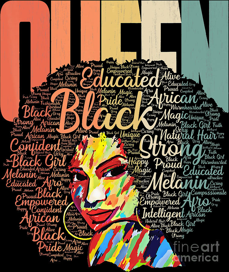 Black queen png, Black Women Strong, Black Girl png, Black Queen png, black  girl art, Afro women png Digital Art by Tu Hoang - Pixels