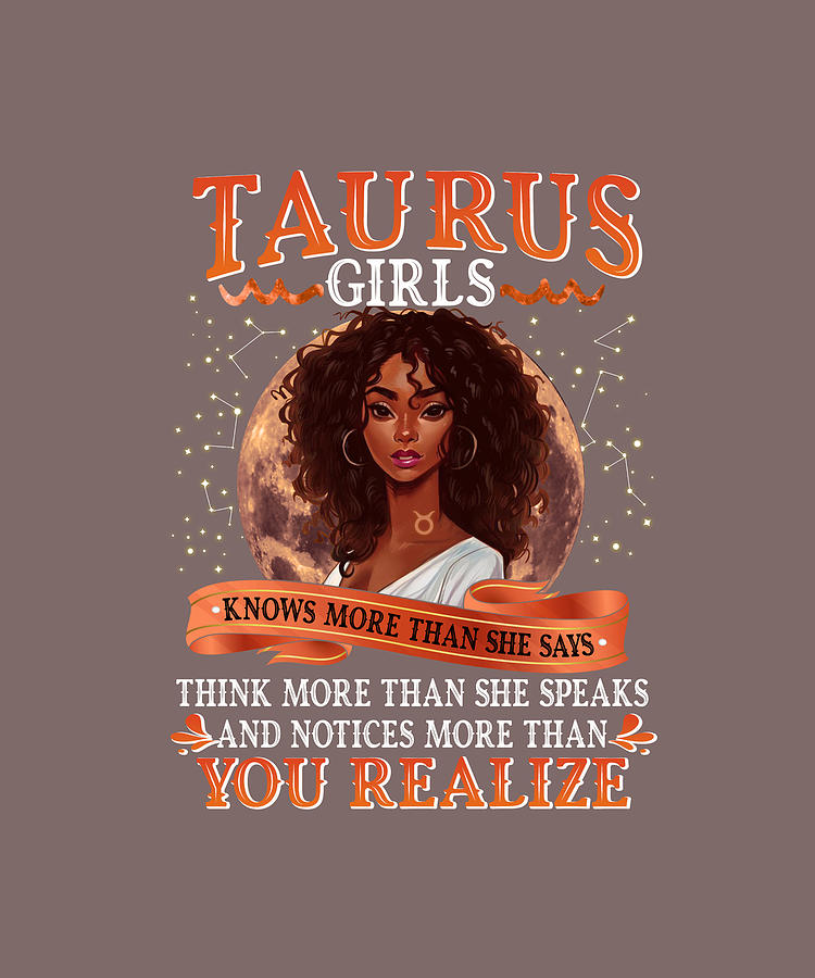 Black Queen Taurus Girls April May Girl Birthday Digital Art by Felix ...