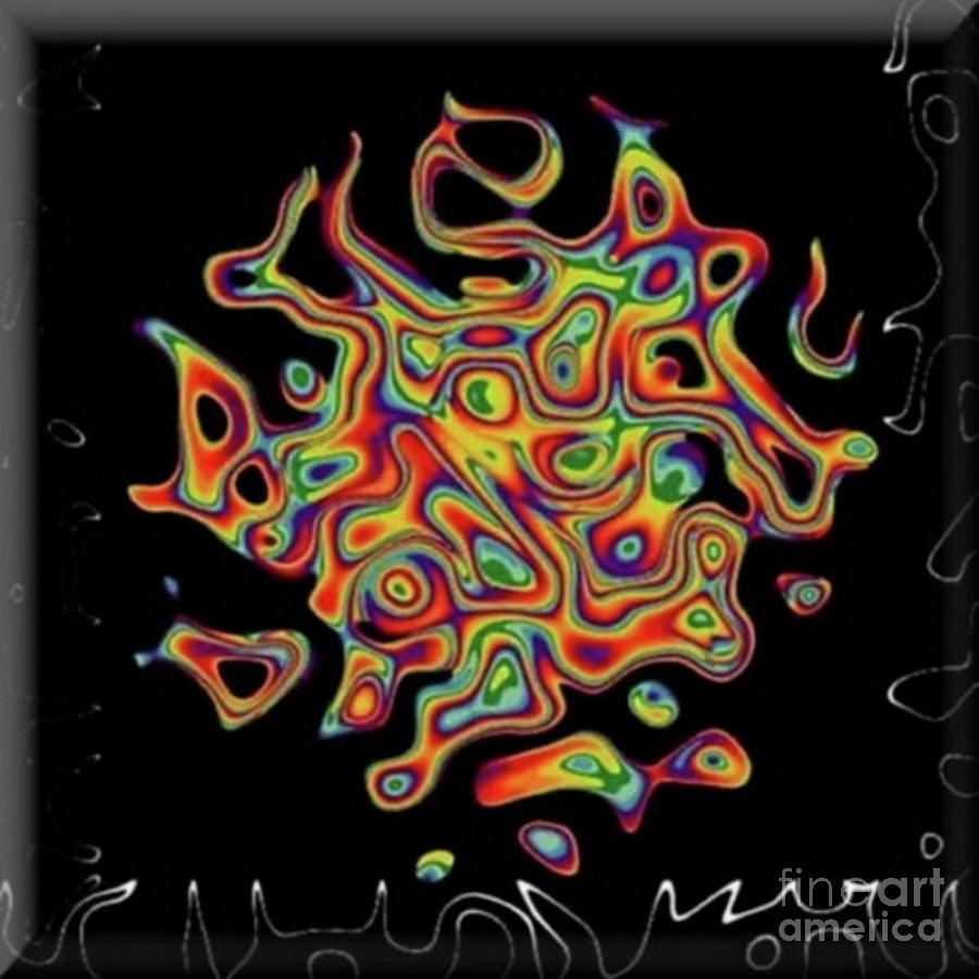 Black Rainbow Digital Art by Designs By L