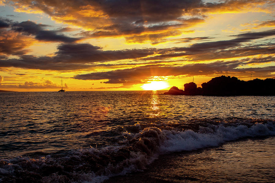 Black Rock Maui Sunset Photograph by Tanya Zutis - Fine Art America