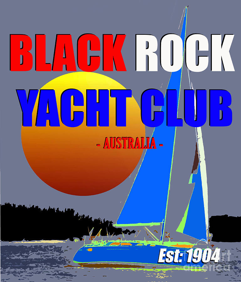 Black Rock Yacht Club 1904 Mixed Media by David Lee Thompson