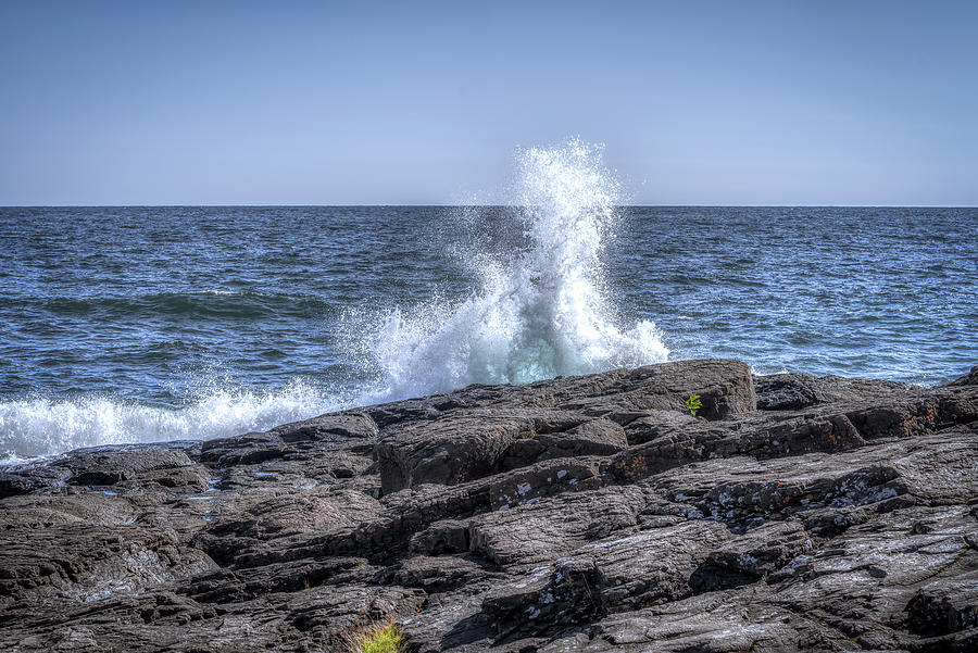 Black Rocks, Presque Isle Park, Marquette, Michigan, 2018 Photograph By ...