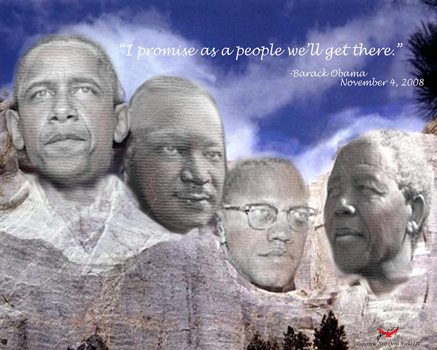 Black Rushmore Digital Art by Phoenix Jackson