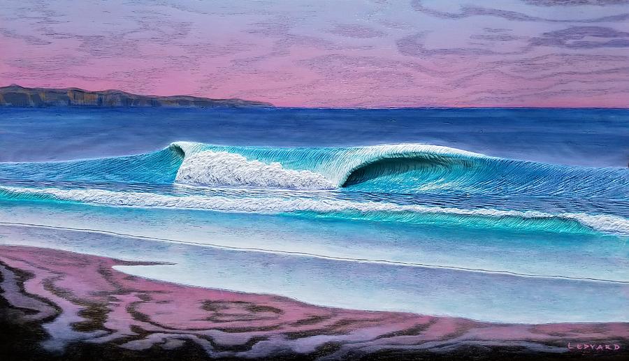 Black Sand Barrel  Painting by Nathan Ledyard