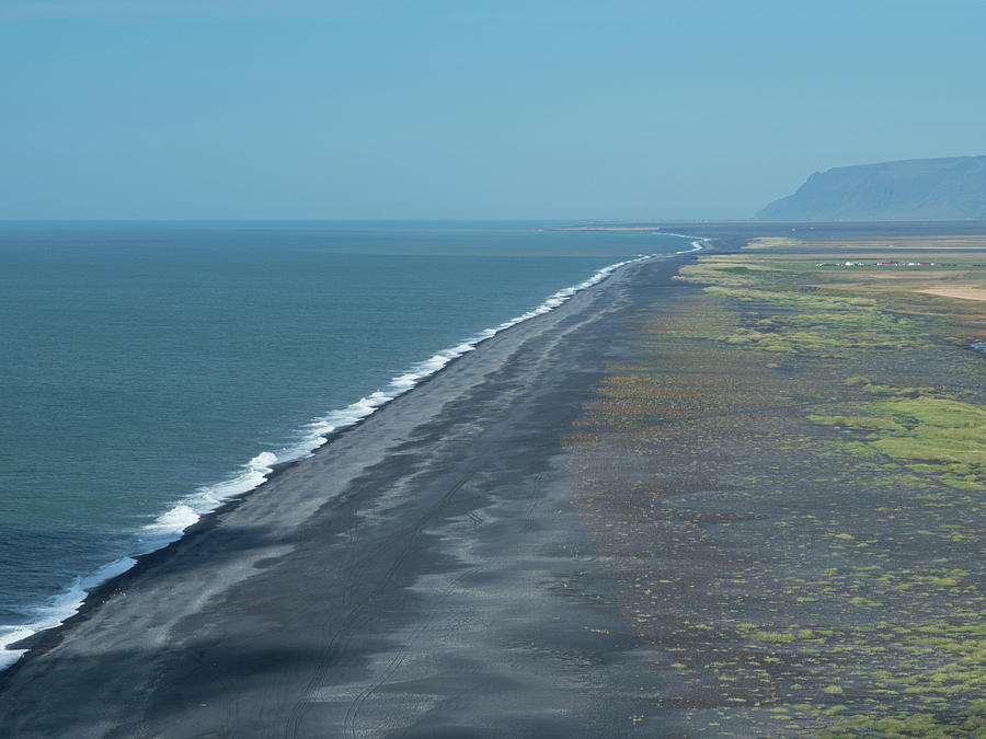 Black Sand Beach in Iceland Photograph by Kristia Adams