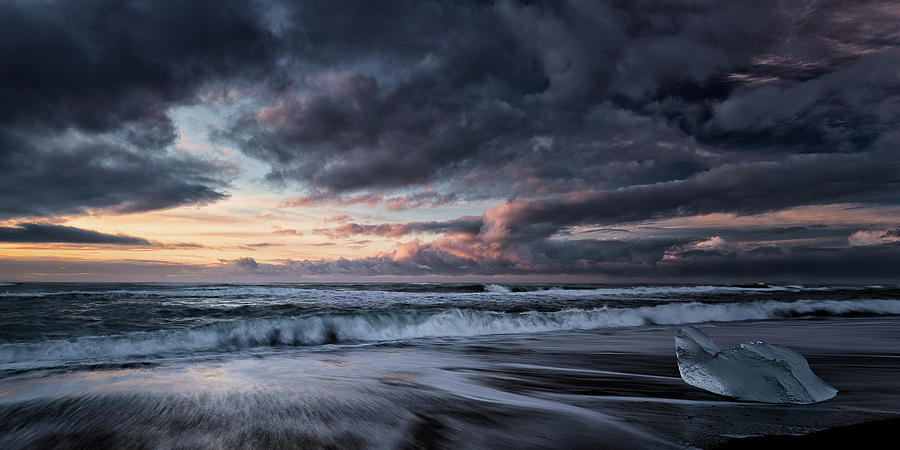 Black sand dawn Photograph by Murray Rudd