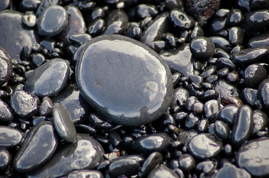 Black Sand Photograph by Sandra Parker - Pixels