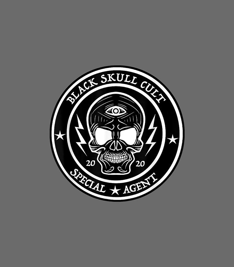 Black Skull Cult TShirt Digital Art by Ameerf Darci | Fine Art America