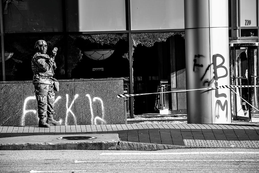 Atlanta Photograph - Black Soldiers Lives Matter by D Justin Johns