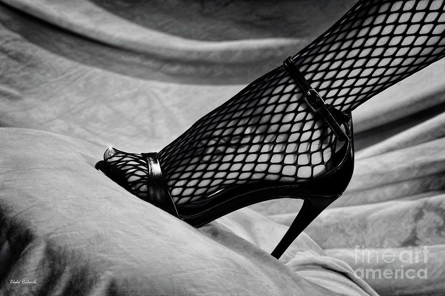 Black Stockings And Heals Photograph by Blake Richards