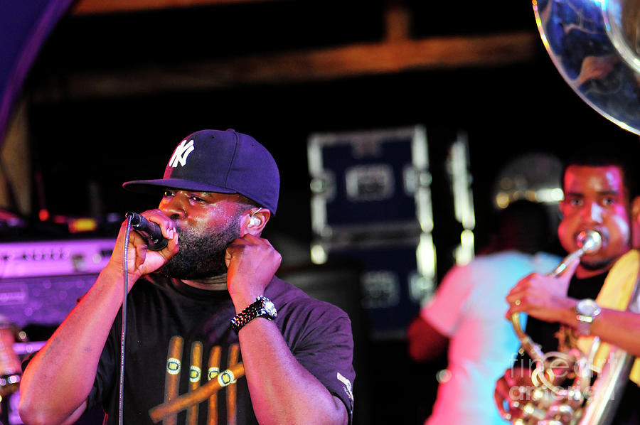 Black Thought with The Roots at Loki Festival at Deerfields in A Photograph by David Oppenheimer