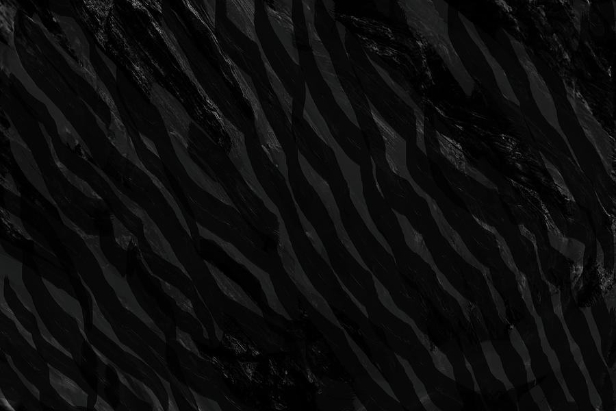 Black Velvet Abstract Mixed Media by Sandi OReilly