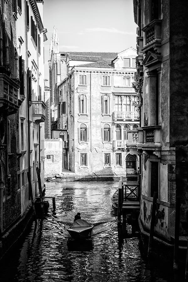 Black Venice - In the shade of a street Photograph by Philippe ...