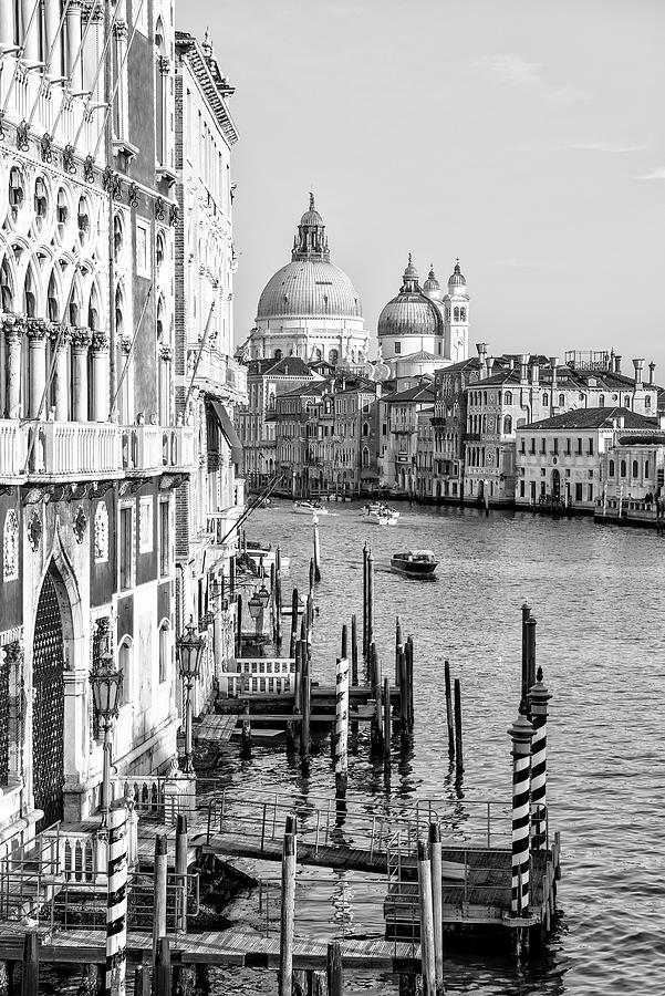 Black Venice - Navigate the Grand Canal Photograph by Philippe HUGONNARD