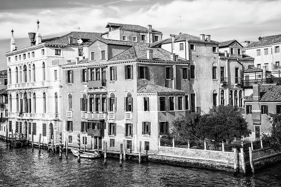Black Venice - Venetian Architecture Photograph by Philippe HUGONNARD