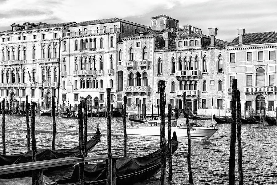 Black Venice - Venetian Renaissance Architecture Photograph by Philippe HUGONNARD