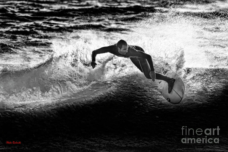 Black Water Surfer Photograph by Blake Richards