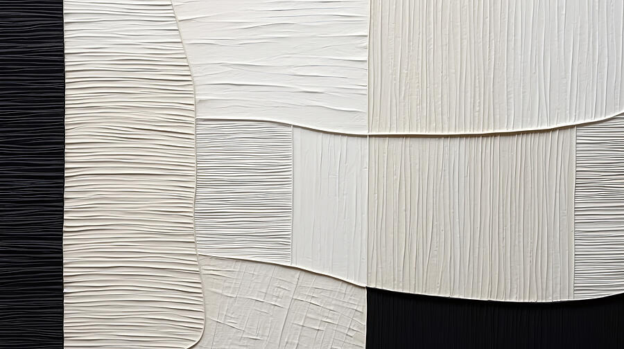 Black White and Beige Art Painting by Lourry Legarde Black White and Beige Art Painting by Lourry Legarde