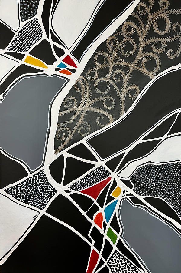 Black White and More 2 Heritage Collection Painting by Aarti Bartake