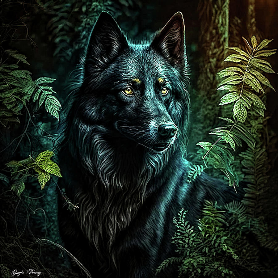 Black Wolf Photograph by Gayle Berry - Fine Art America