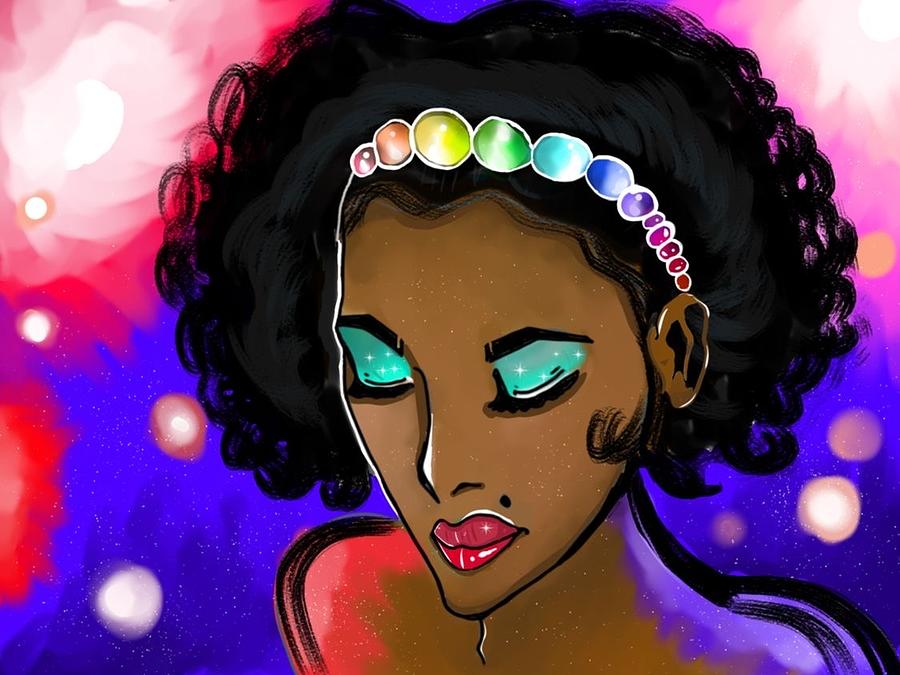 Black Woman Digital Art by Anis Abukar - Fine Art America