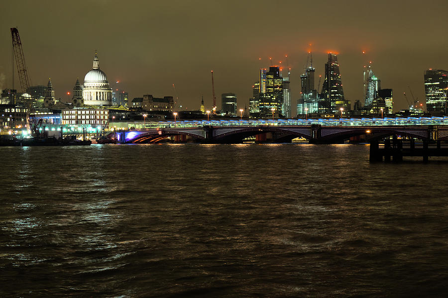 Blackfriars Bridge in London Photograph by Angelo DeVal