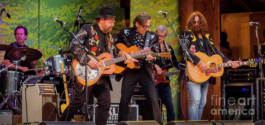 Blackie and the Rodeo Kings, Canmore Photograph by Michael Wheatley