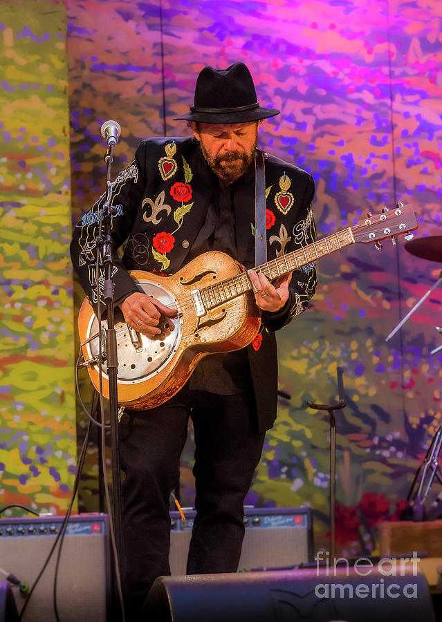 Blackie and the Rodeo Kings, Colin Linden Photograph by Michael Wheatley