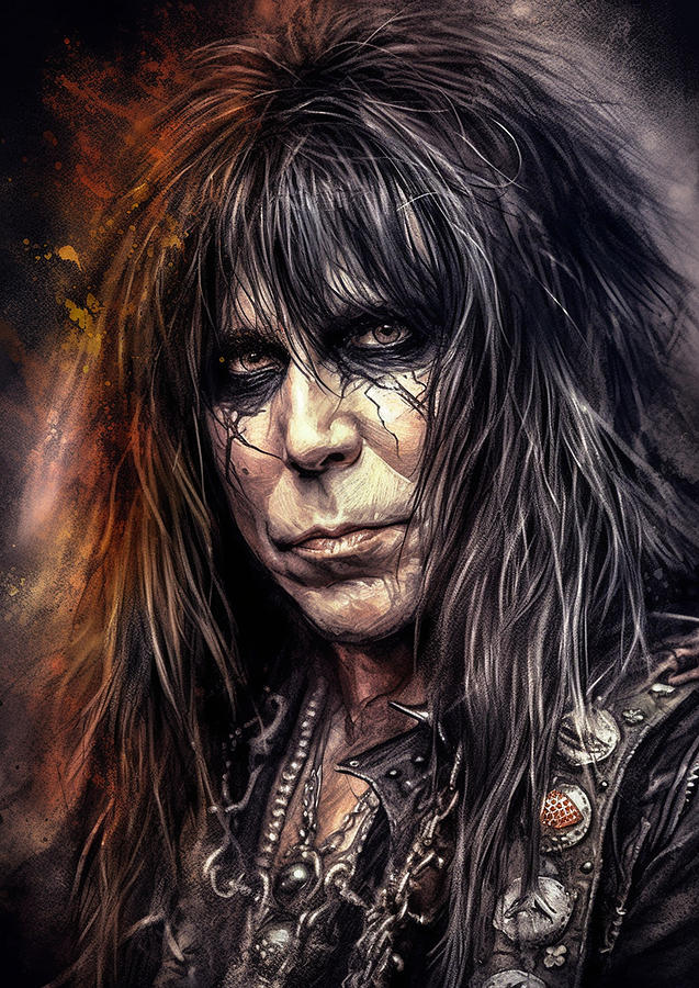 Blackie Lawless Digital Art by Dieu Vuong Kha - Fine Art America