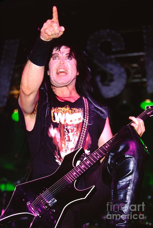 Guitarist Photograph - Blackie Lawless - W.A.S.P. by Concert Photos