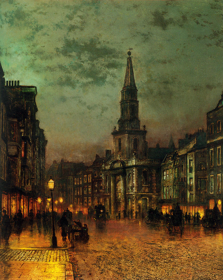 Blackman Street London, 1885 Painting by John Atkinson Grimshaw