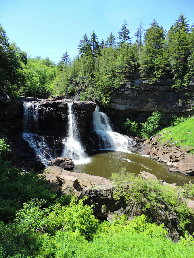 Blackwater Falls, West Virginia Photograph by Leesie Annie Designs