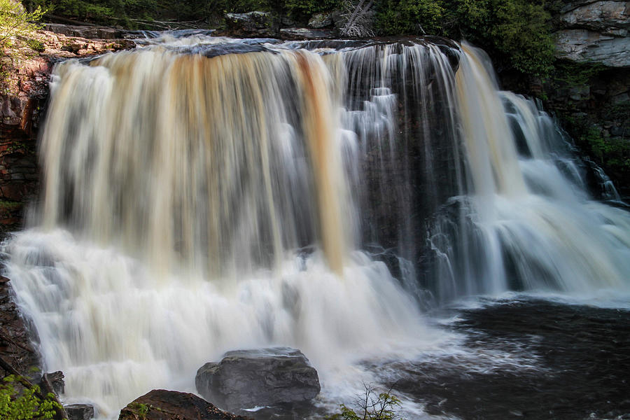 Blackwater Falls Long Exposure Photograph by Dan Sproul