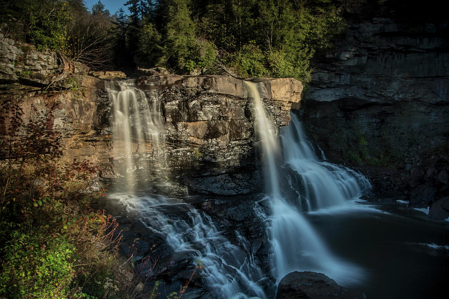 Blackwater Falls Waterfall Photograph by Carolyn Hutchins