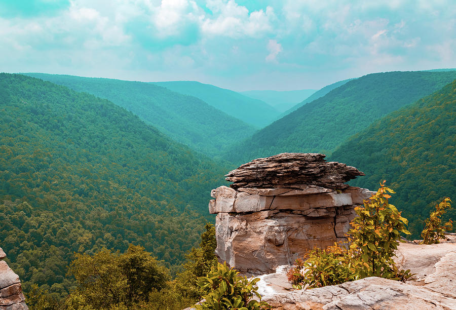 Blackwater River Canyon Overlook West Virginia Photograph by Aaron Geraud