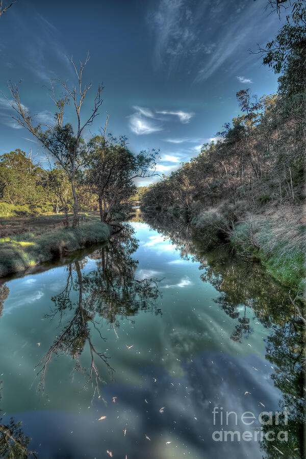 Blackwood Reflections,, Bridgetown, Western Australia Photograph by Elaine Teague