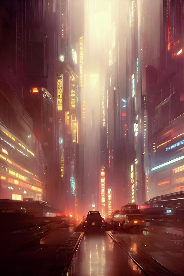 Blade Runner Nexus 10 Digital Art by Fred Larucci