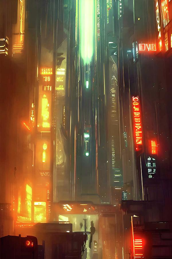 Blade Runner Digital Art - Blade Runner Nexus 2 by Fred Larucci