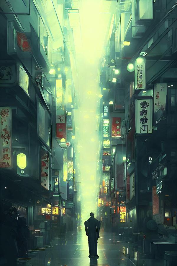 Blade Runner Digital Art - Blade Runner Nexus 7 by Fred Larucci