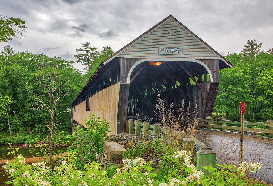 Blair Covered Bridge Photograph by Juergen Roth