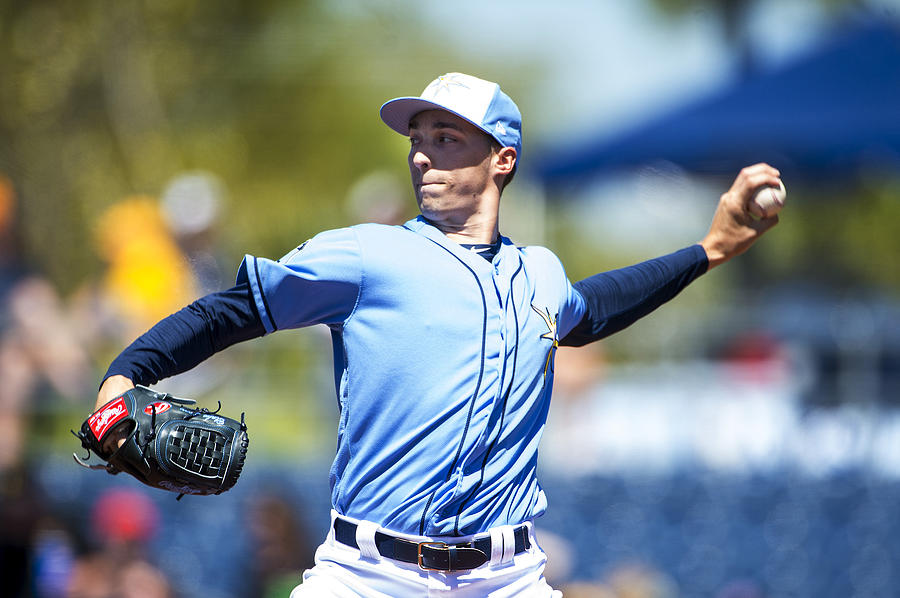 Blake Snell Photograph by Ronald C. Modra