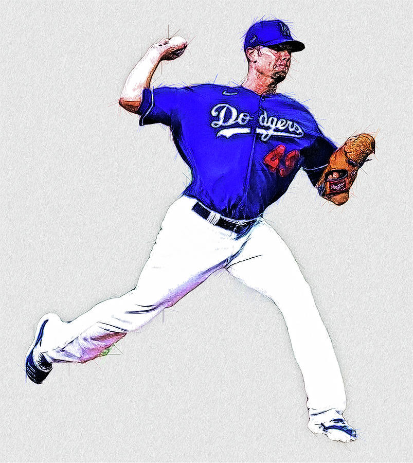 Max Muncy - 1B - Las Angeles Dodgers Digital Art by Bob Smerecki - Pixels