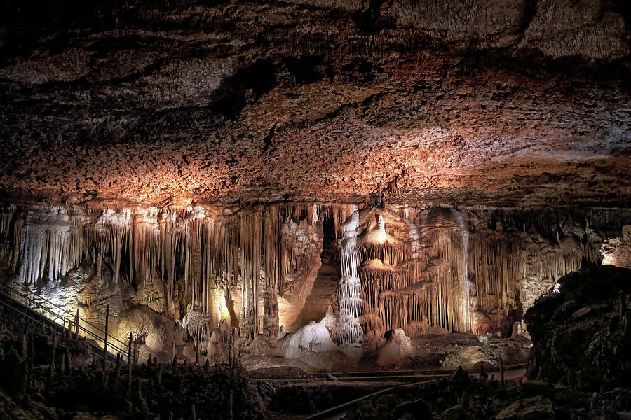 Blanchard Springs Caverns Wall Formations - Cave - Arkansas Photograph by Jason Politte