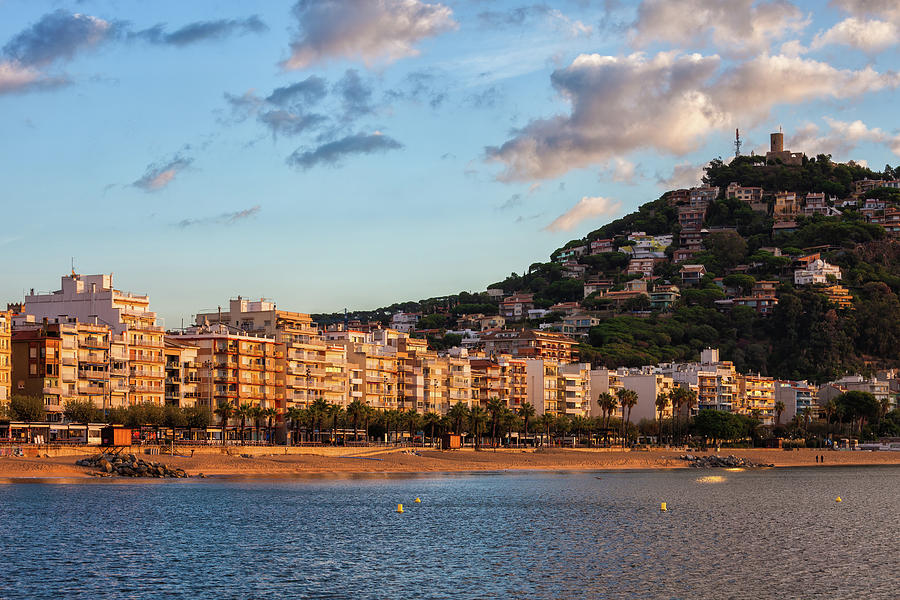Blanes Town And Sea At Sunrise In Spain Photograph by Artur Bogacki